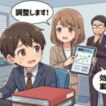 社長の無茶振り「動画を作れ・看板を出せ」という広告指示に困る担当者のイラスト